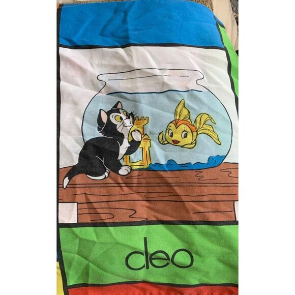 Vintage Disney Collection Pinocchio Geppetto Double Sided Pillow Case Kids - Picture 2 of 9